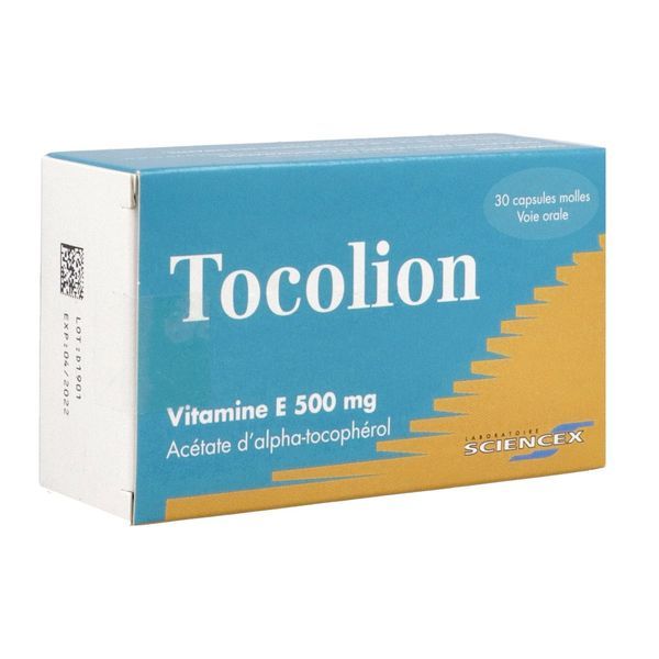 TOCOLION Capsule molle 500 mg, boîte 30