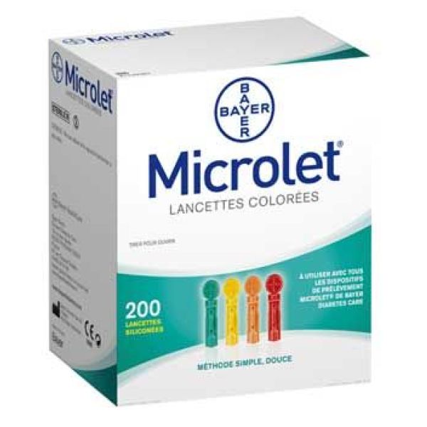 Microlet lancet color silic200