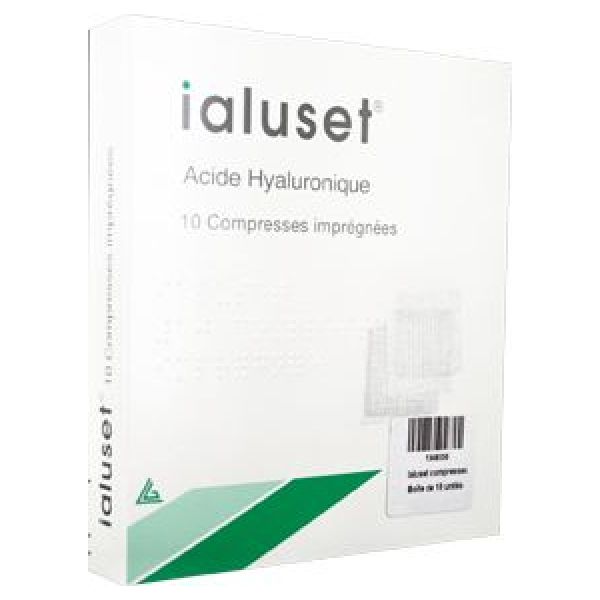 Ialuset 10Cm*10Cm Impregnees - Ancien Compresse Bt 10