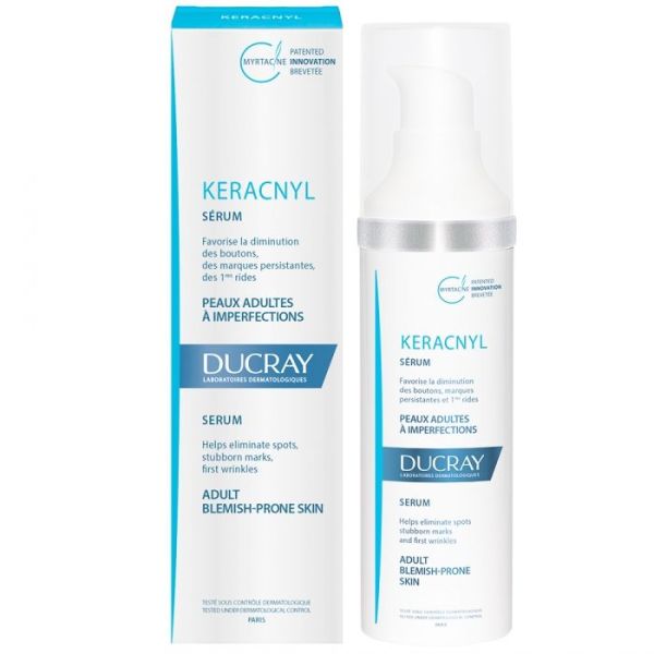 Ducray Keracnyl Serum Peaux Adultes A Imperfections 30Ml