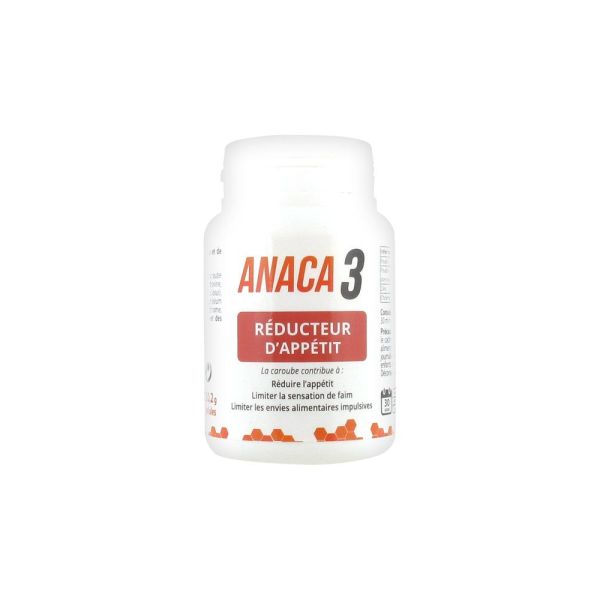ANACA3 REDUCTEUR D'APPETIT Gélule, complément alimentaire à base de plantes et de minéraux, bt 90