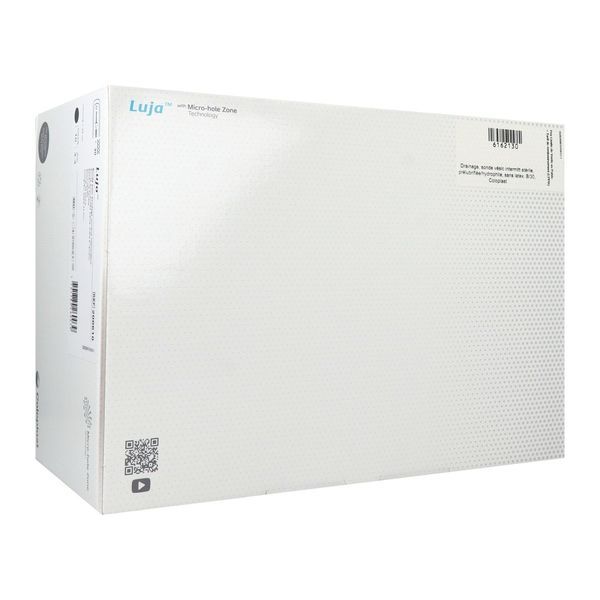 LUJA HOMME POCHE Sonde vésicale type nélaton, autolubrifiée, zonz de drainage microperforée, CH 10 code couleur noir (ref. 200610), bt 30