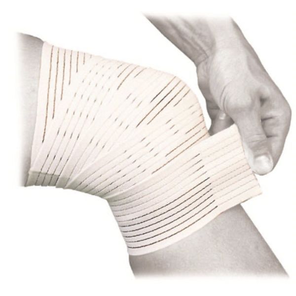 STRAPPING GENOU BANDE Bande de contention spandex, pour strapping genou, blanc (ref. S900), unité