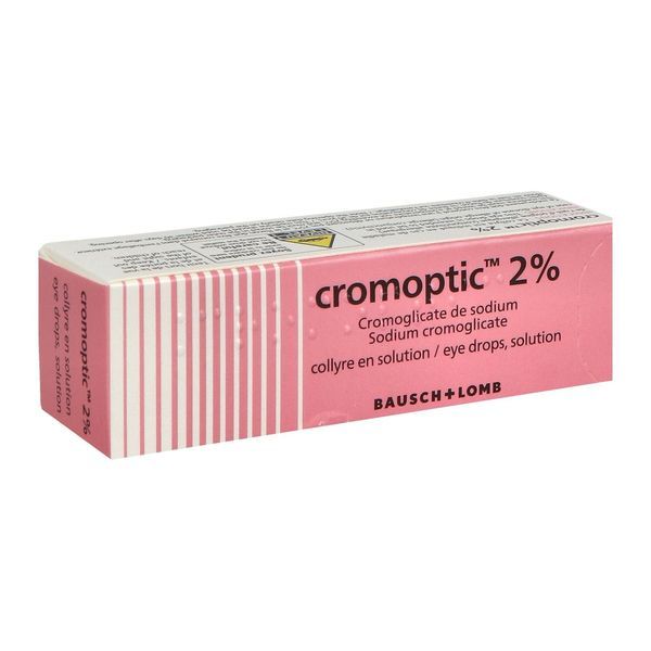 CROMOPTIC Collyre en solution 2 %, boîte 1 flacon 10 ml