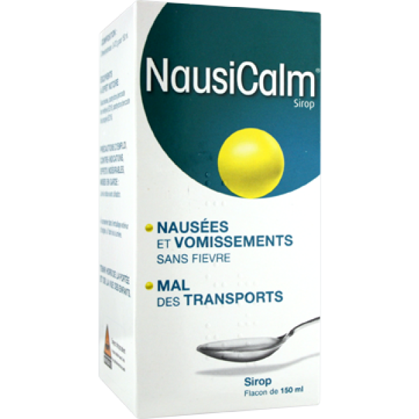 Nausicalm Sirop 1 Flacon(S) Polyterephtalate (Pet) Brun De 150 Ml Avec Fermeture De Securite Enfant Avec Pipette(S) Doseuse(S) Polyethylene Basse Dens