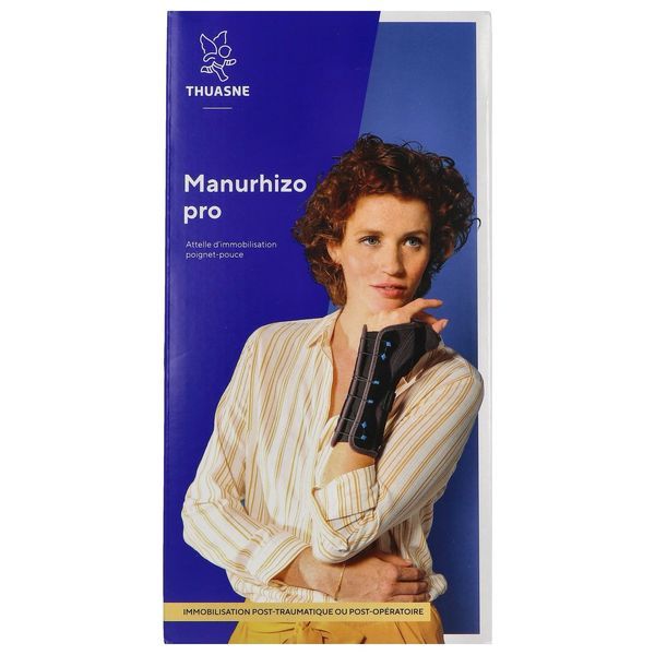 MANURHIZO PRO Attelle de poignet pouce d'immobilisation, rigide, à système de serrage rapide, droit, taille 3, unité