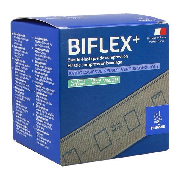 BIFLEX PLUS N° 17 FORTE Bande de contention étalonnée, force 3, 101 cN/cm à 160 cN/cm, chair, 4 m x 8 cm, unité