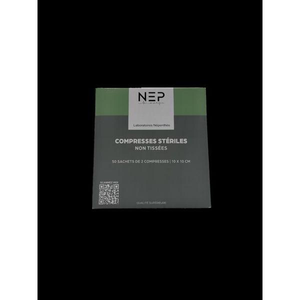 Nep 1Er Soins Non Tisse 10Cm*10Cm Compresse 50