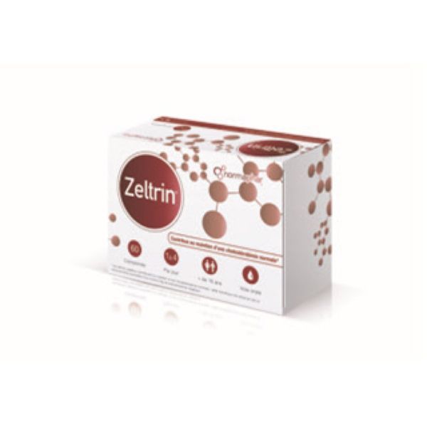 ZELTRIN Comprimé, complément alimentaire à base d'extraits de soja et de champignons, bt 60