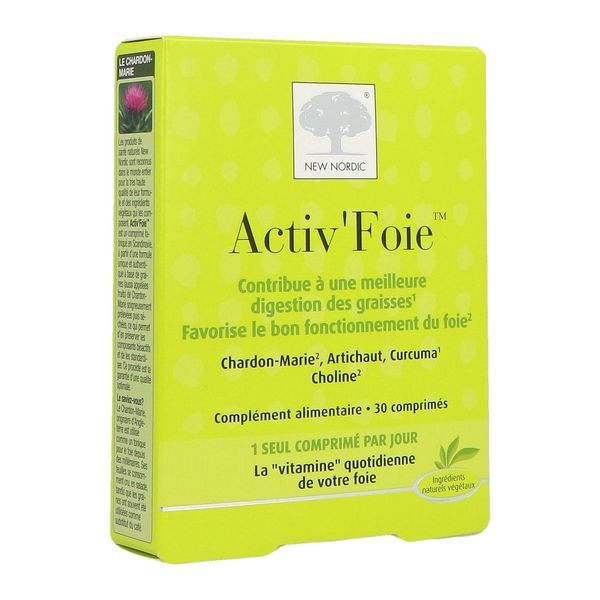 ACTIV' FOIE Comprimé, complément alimentaire à visée hépatique, bt 30