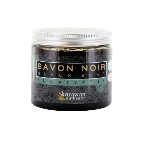 Karawan authentic Savon noir Eucalyptus BIO - Pot 200 g