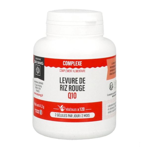 Dayang Levure de riz rouge + Q10 - 120 gélules