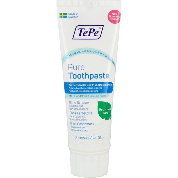 Tepe Daily Pure Toothpaste Dentifrice Tube 75 Ml Bt 1