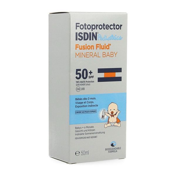 Fotoultra Isdin Fotoprotector Pediatrics Mineral Spf 50+ Creme Flacon Ml 1
