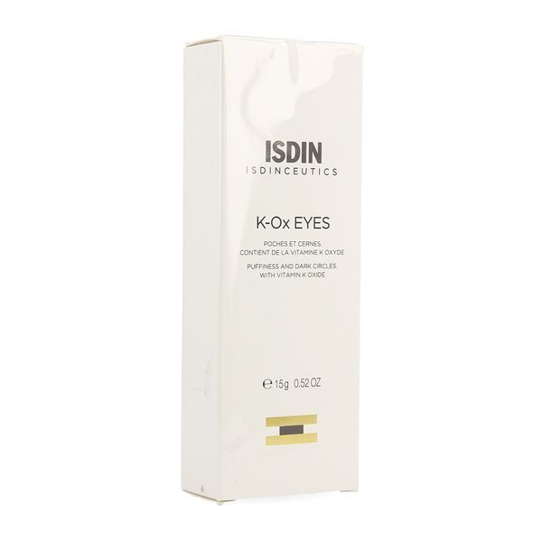 ISDINCEUTICS K OX EYES POCHES ET CERNES Crème à base de vitamine K oxyde pour le contour des yeux, tube 15 ml