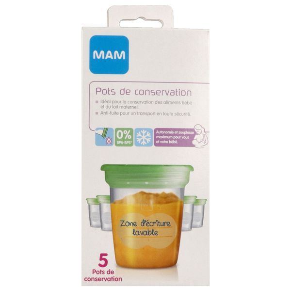MAM 5 Pots de Conservation