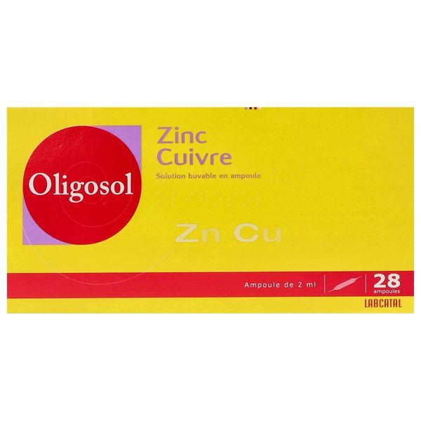 Zinc-Cuivre Oligosol Solution Buvable En Ampoule B/28