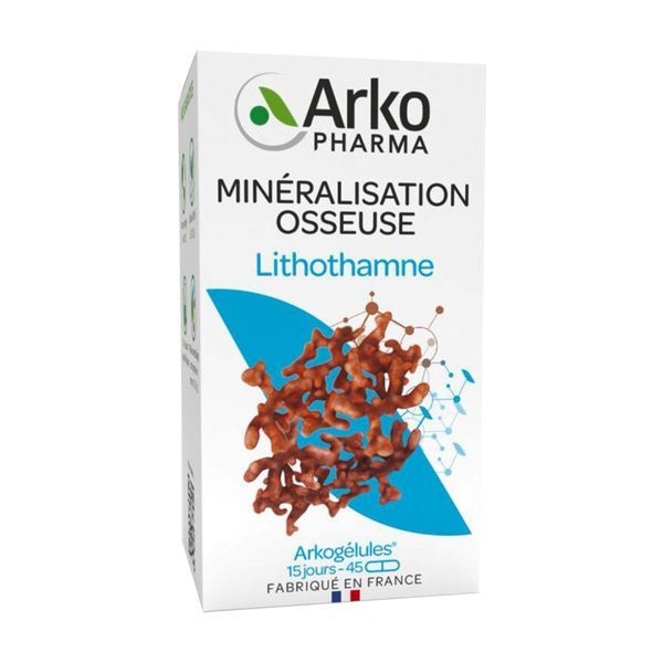 ARKOGELULES LITHOTHAMNE Gélule, complément alimentaire à base de lithothamne, bt 45