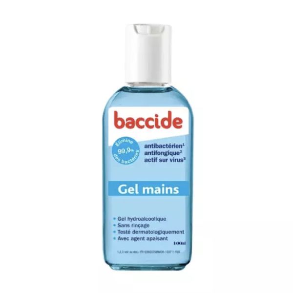 Baccide Gel Flacon 100 Ml Bleu Bt 1