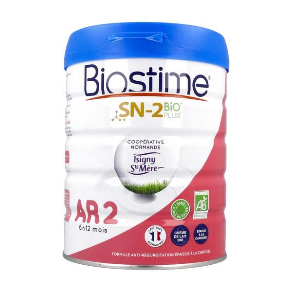 Biostime Lait Infantile Sn-2 Bio Plus Anti-Regurgitations 6-12 Mois Poudre Boite 800 G 1