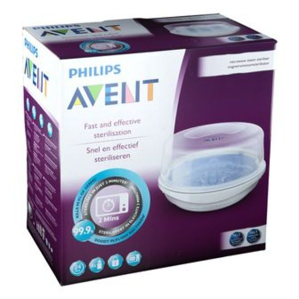 Philips Avent Sterilisateur Micro Ondes Scf281/02 1