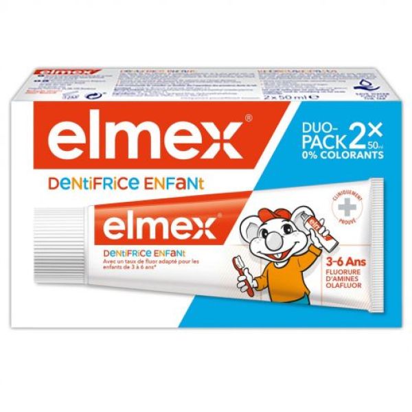 Elmex Dentifrice Enfant 3-6 Ans Pate Dent Tb 50 Ml 2