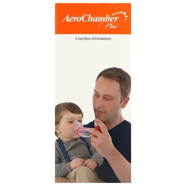 AEROCHAMBER PLUS Chambre d'inhalation, pédiatrique avec masque, unité