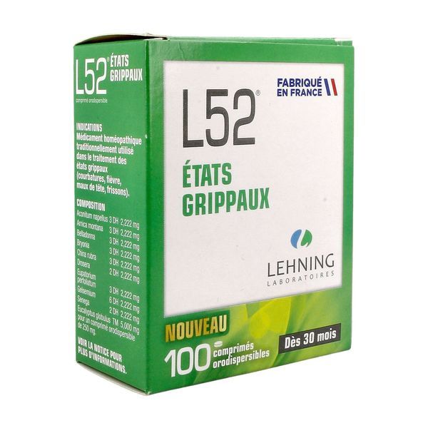 L52 comprimé orodispersible B/100