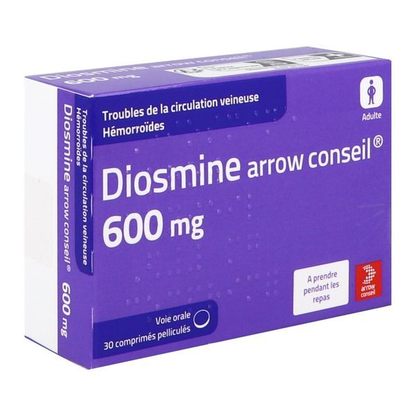 DIOSMINE QUIVER 600 mg comprime pellicule B/30