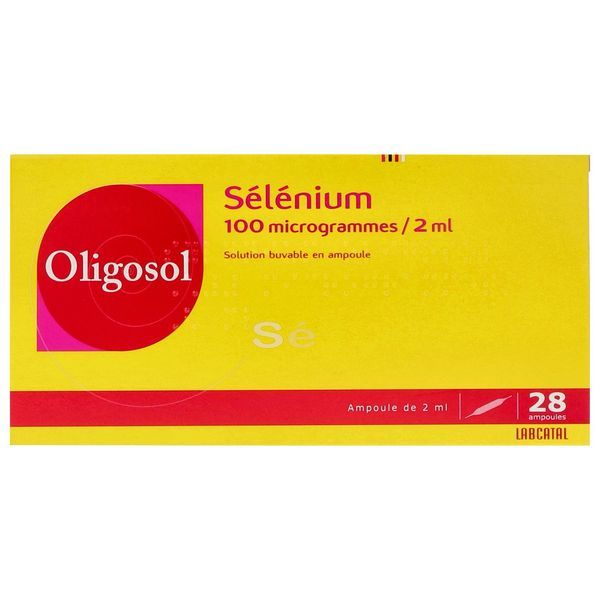 Selenium Oligosol Solution Buvable En Ampoule B/28