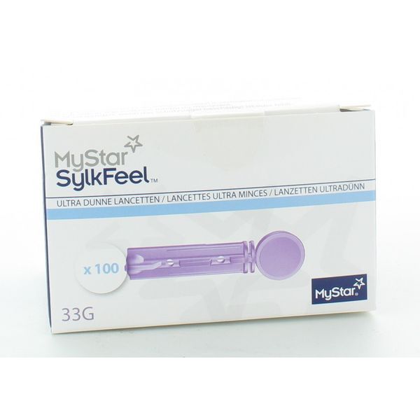 MYSTAR SYLKFEEL 33G 100 lancettes