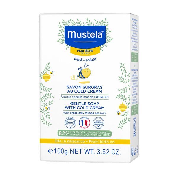 Mustela Bb Savon Nourrissant Au Cold Cream A L'Avocat Bio Et A La Cire D'Abeille 100 G 1