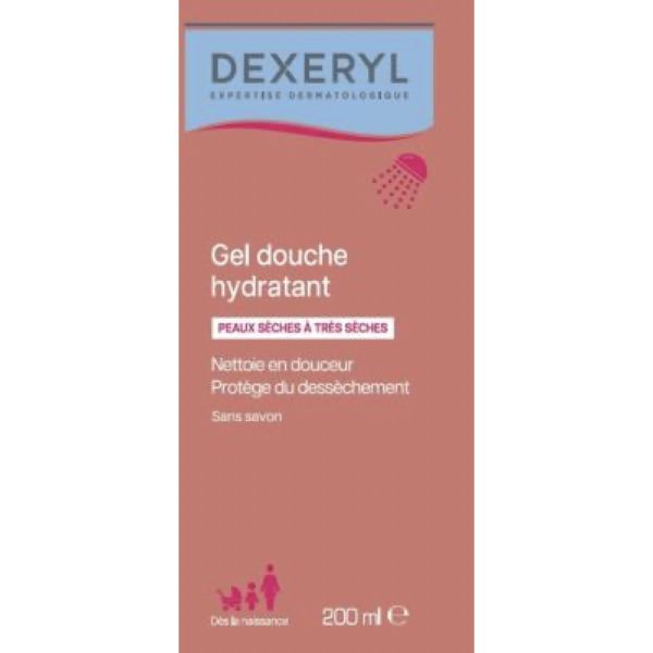 DEXERYL GEL DOUCHE HYDRATANT Gel douche hydratant, fl 200 ml