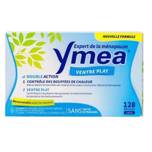 YMEA VENTRE PLAT BT 128 GELULE