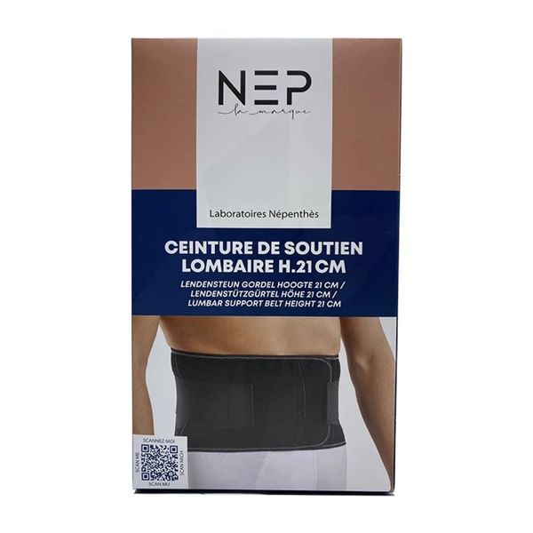 Ceinture Lombaire H21Cm T3 Noir Nep