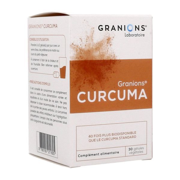 Curcuma 30 Gelules Granions