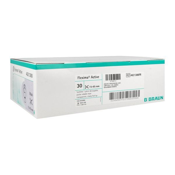 FLEXIMA ACTIVE ROLL'UP MAXI Poche vidable système 1 pièce, à découper, transparente, (ref. 4621380FR), bt 30