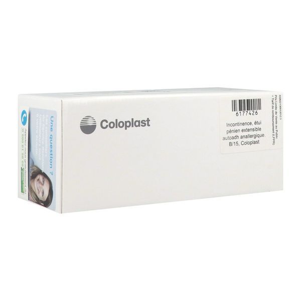 CONVEEN OPTIMA SPECIFIC Etui pénien court, autoadhésif, diamètre 30 mm (ref. 221309), bt 15