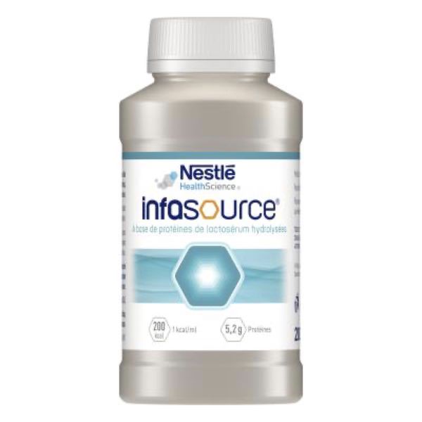 INFASOURCE Denrée alimentaire destinée à des fins médicales spéciales, 200 ml x 16