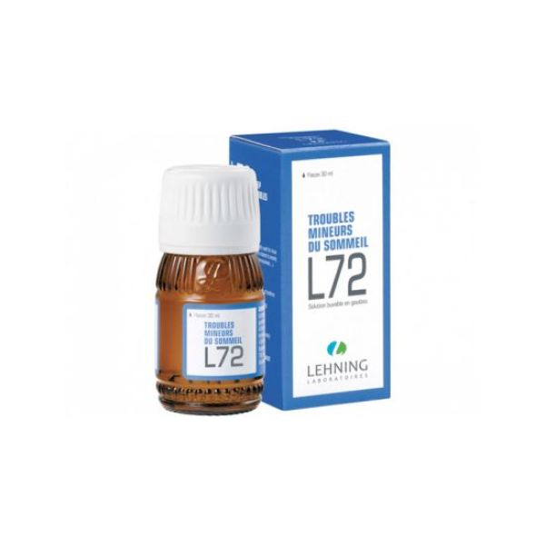 Lehning N72 Solution Buvable En Gouttes 1 Flacon(S) En Verre Jaune(Brun) Compte-Gouttes (Incorpore) De 30 Ml