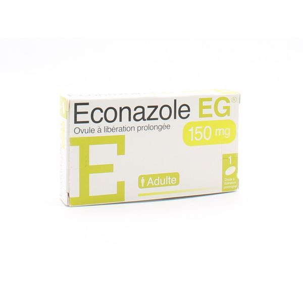 Econazole Eg Lp 150 Mg Ovule A Liberation Prolongee