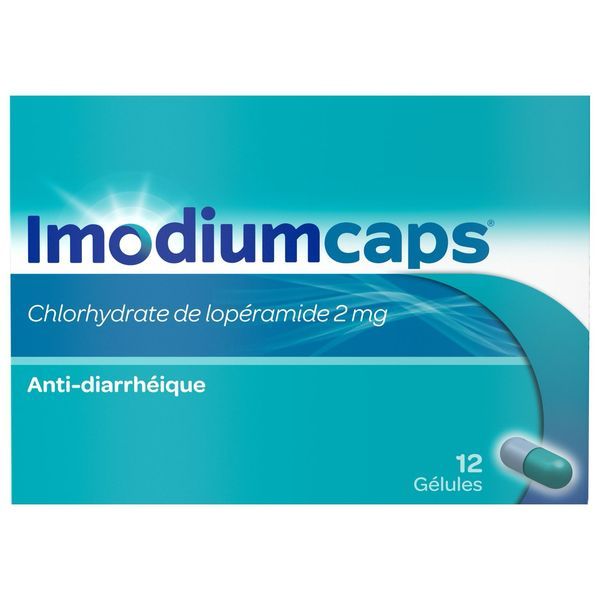 IMODIUMCAPS 2 mg gélule B/12