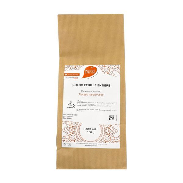 BOLDO IPHYM Feuille de boldo, vrac, sac 100 g