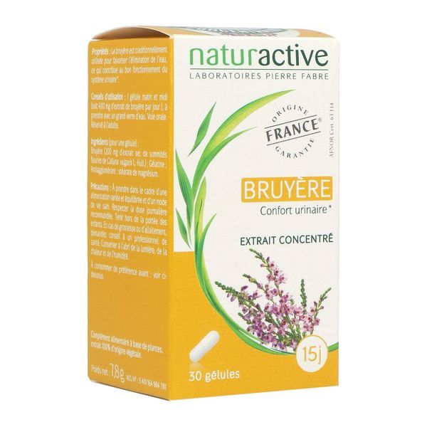 NATURACTIVE GELULE BRUYERE Gélule, complément alimentaire à base de plante, bt 30
