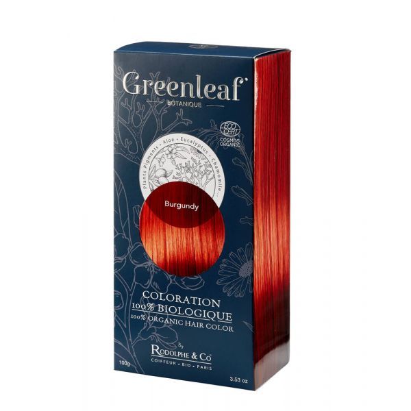 Greenleaf Coloration végétale Burgundy (Cuivré Rouge) BIO - 100 g