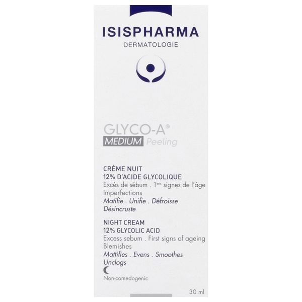 ISIS PHARMA GLYCO-A MEDIUM PEELING 12% CREME TUBE 30 ML 1