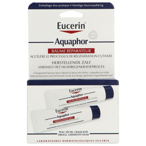 EUCERIN AQUAPHOR BAUME REPARATEUR Soin baume réparateur visage et corps, tube 10 g x 2