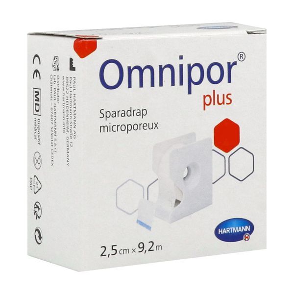 OMNIPOR PLUS Sparadrap microporeux hypoallergénique, unité