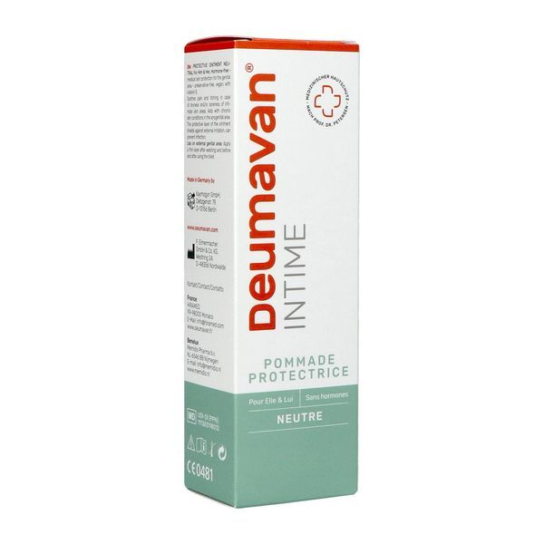 DEUMAVAN INTIME POMMADE PROTECTRICE NEUTRE Pommade protectrice neutre pour usage intime, tube 125 ml