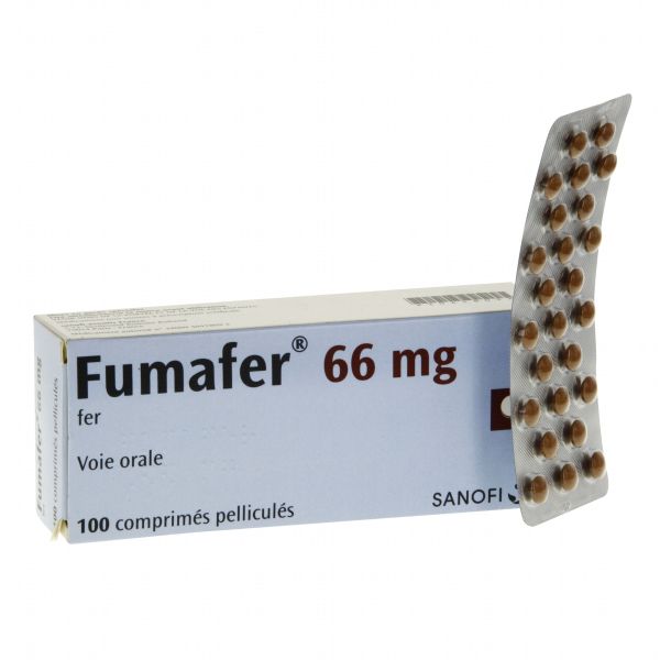 FUMAFER 66 mg comprimés pelliculés B/100